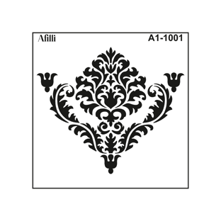 Afilli Stencil A1-1001 Damask-2