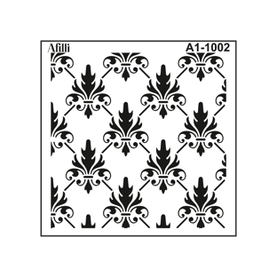 Afilli Stencil A1-1002 Damask-3