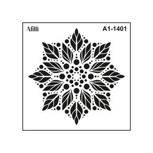 Afilli Stencil A1-1401 Mandala-1