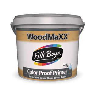 WoodMaXX® Color Proof® Primer Su Bazlı Dış Cephe Ahşap Boyası Astarı