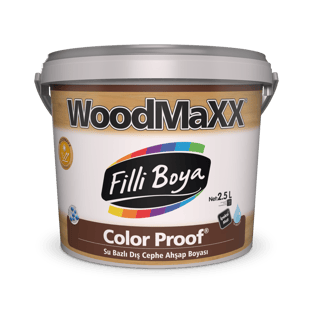 WoodMaXX® Color Proof® Su Bazlı Dış Cephe Ahşap Boyası