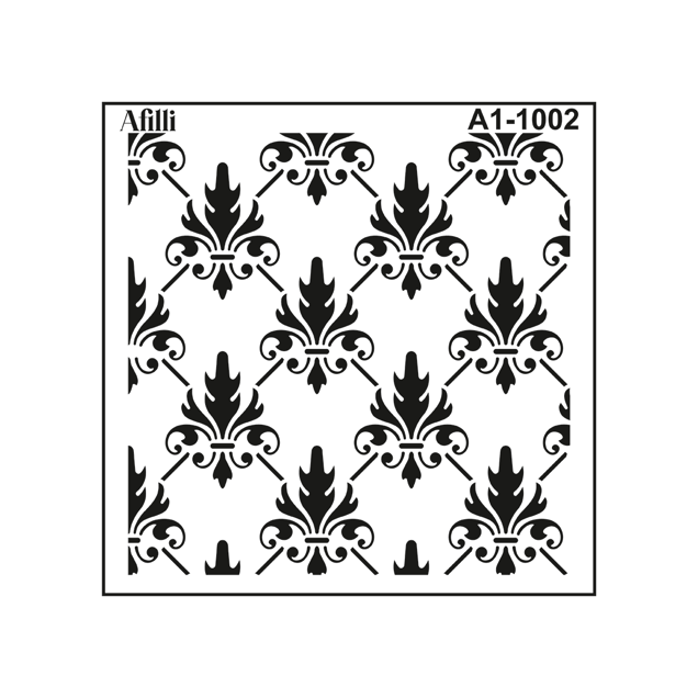 Afilli Stencil A1-1002 Damask-3 Hero