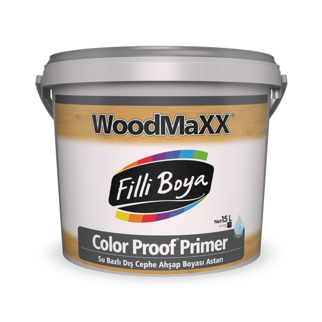 WoodMaXX® Color Proof® Primer Su Bazlı Dış Cephe Ahşap Boyası Astarı Hero