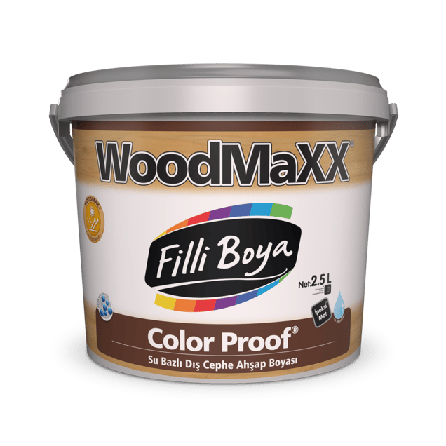 WoodMaXX® Color Proof® Su Bazlı Dış Cephe Ahşap Boyası Hero